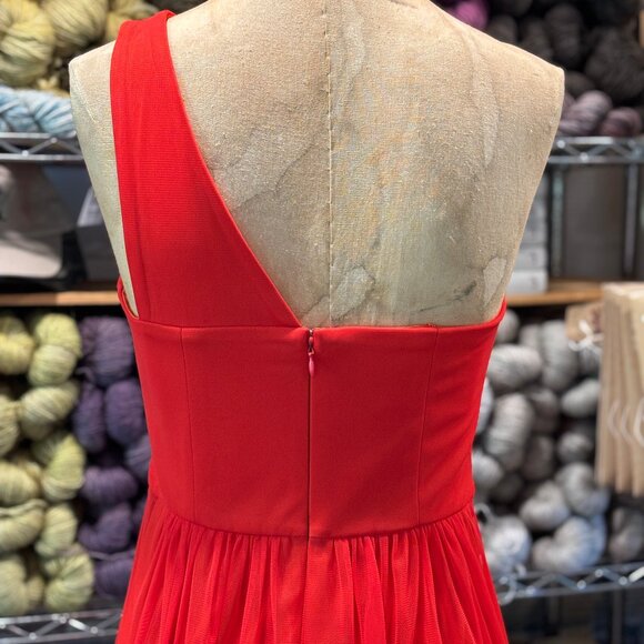 Max & Cleo Size 4 Red Cocktail Dress - Picture 2 of 7